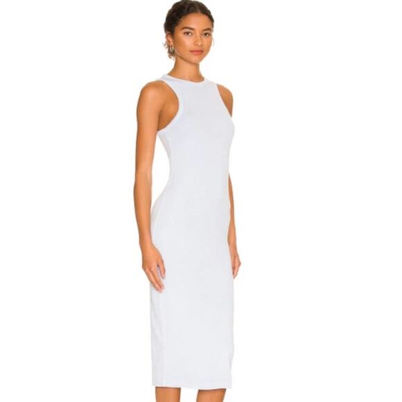 Tularosa Green The Emily Midi Dress in Baby Blue NWT Size Small - Picture 2 of 4
